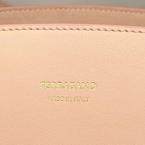 Salvatore Ferragamo Pink Leather Tote Bag - Picture 14 of 15